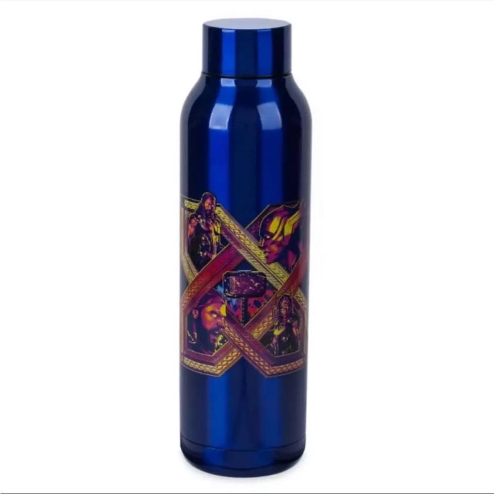 Disney Marvel Thor and Mighty Thor Stainless Steel Water Bottle-21 ounces - NWT